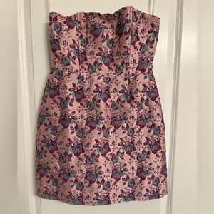 Lulu's Pink Strapless Dress